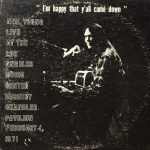 Neil Young – Dorothy Chandler Pavilion 1971