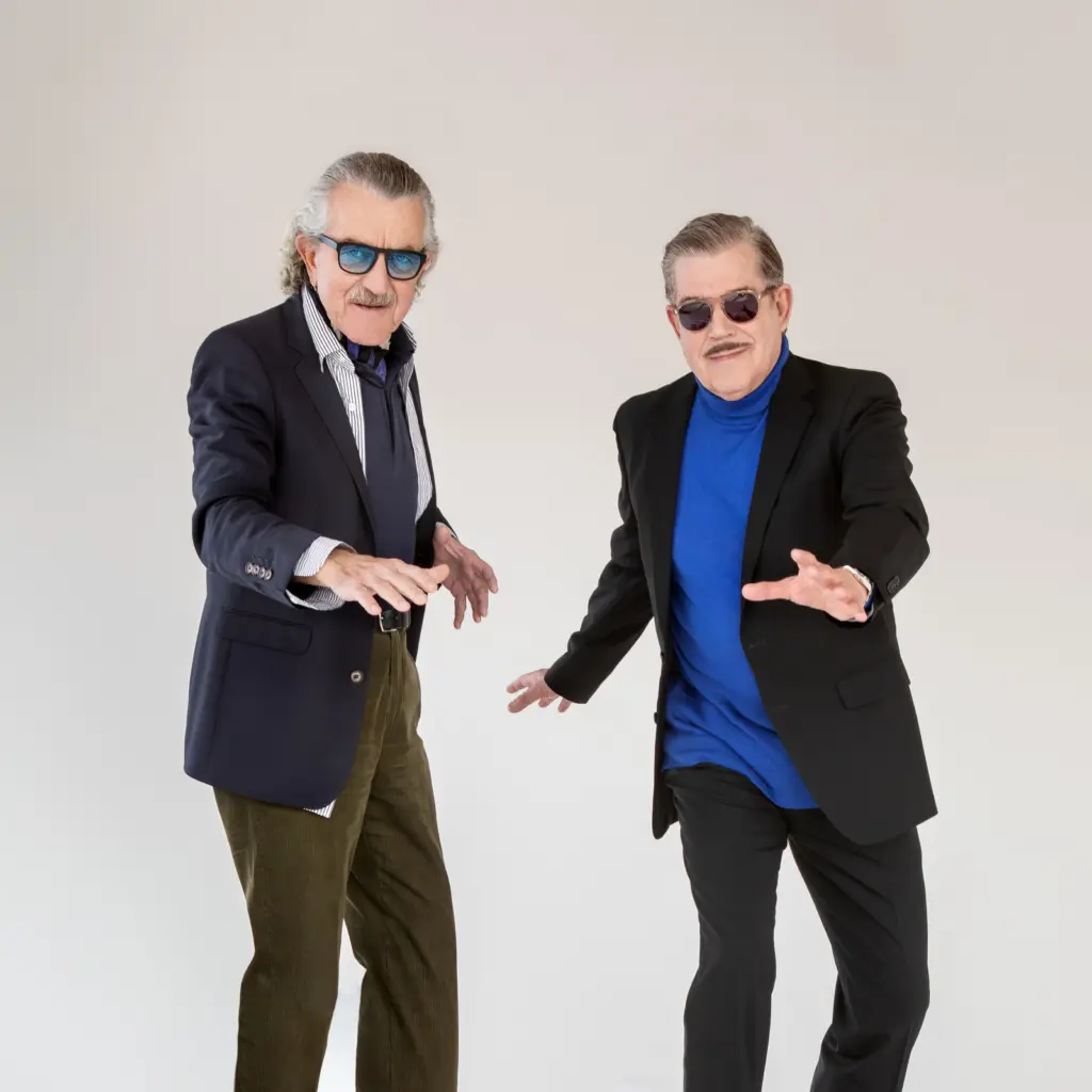 Yello auf einem Pressefoto