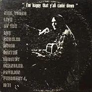 Neil Young-Dorothy Chandler Pavilion 1971